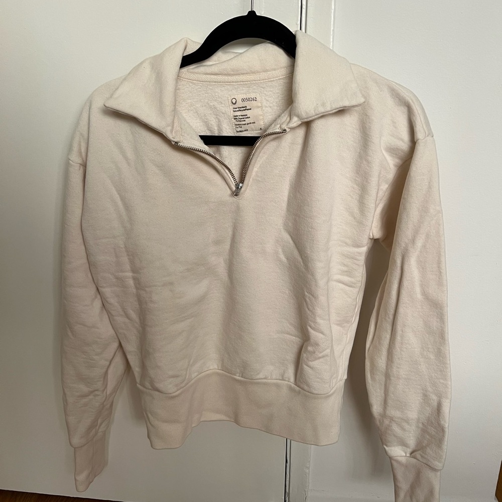 For Days white sweatshirt